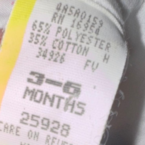 Vintage Baby Dress 3–6 Months Floral Peter Pan Collar Heirloom Style - Picture 5 of 5